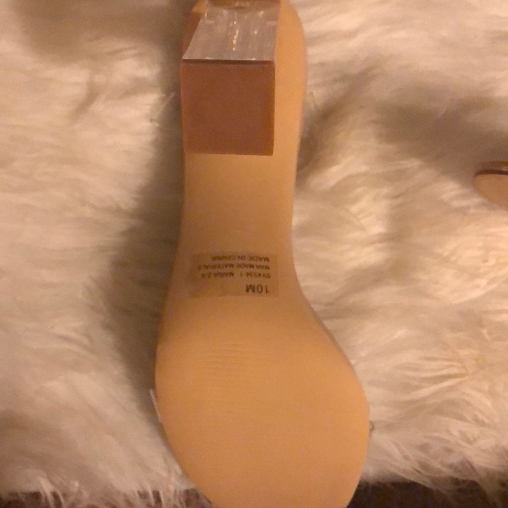 transparent chunky Heels - Picture 4 of 4